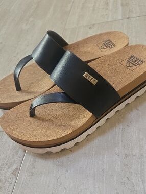 REEF Cushion Sol High Wedge Sandals